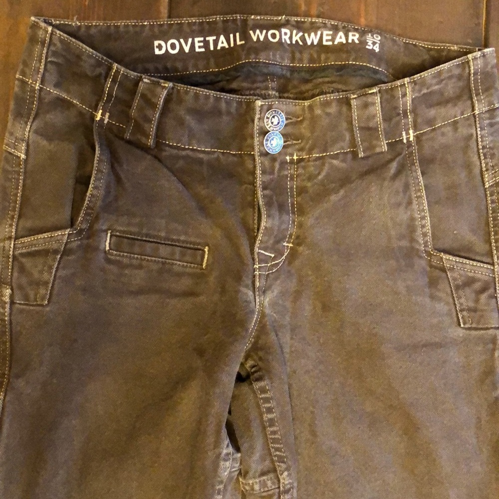 Dovetail workwear Day Construction Canvas Pant size 10/34. EUC